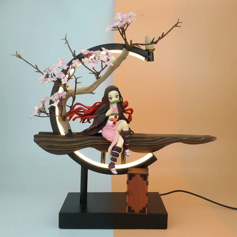 Demon Slayer's: Tanjiro & Nezuko Model With USB Light - Nezuko C (34cm)